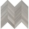 Msi Havenwood Platinum Chevron SAMPLE Glazed Porcelain Mesh-Mounted Mosaic Tile ZOR-PT-0566-SAM - alternate 1